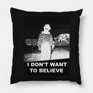 I Dont Want To Beleive Pillow