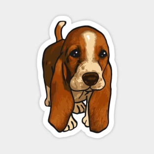 Basset Hound Dog Magnet