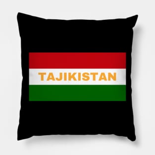 Tajikistan Flag Colors Pillow