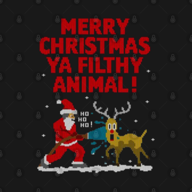 Disover Merry Christmas Ya Filthy Animal - Merry Christmas Ya Filthy Animal - T-Shirt