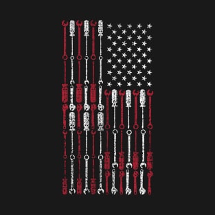 Mechanical Engineer July Fourth - Mechanic America independence Day US Flag Gifts For July 4th & All Time T-Shirt