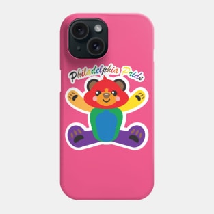 Philadelphia Gay Pride Teddy Bear Phone Case