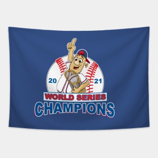 Braves World Series Champions- Blooper Trophy Tapestry