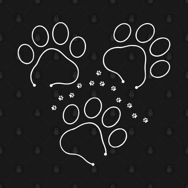 WHITE PAW by Kittoable