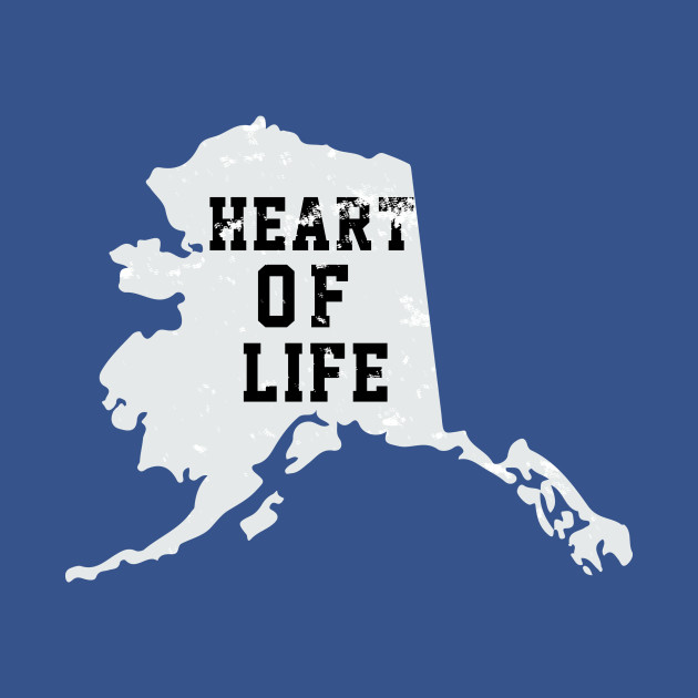 Disover Alaska Heart Of Life , The Last Frontier - Heart Of Life - T-Shirt