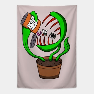 Venus Flytrap Feeding Its Hungry Mouth Tapestry