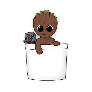 Pocket Baby Groot T-Shirt