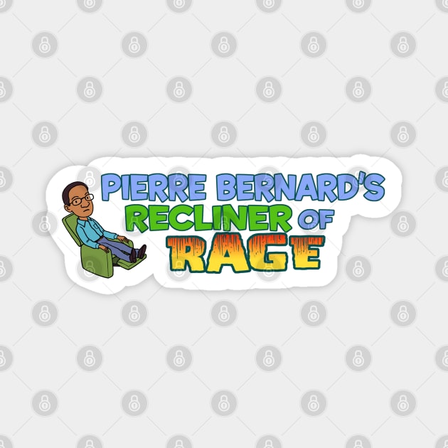 Recliner of Rage Logo Magnet by pbdotman