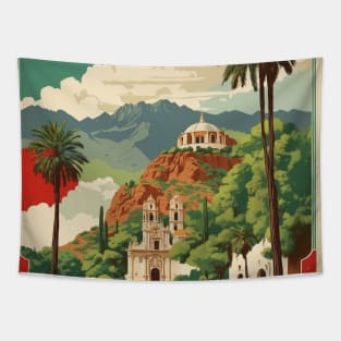 San Sebastian del Oeste Jalisco Mexico Vintage Tourism Travel Tapestry