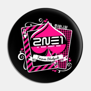 2NE1 Forever Blackjack Pin