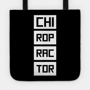 Bold Chiropractor Chiropractic Graphic Tote