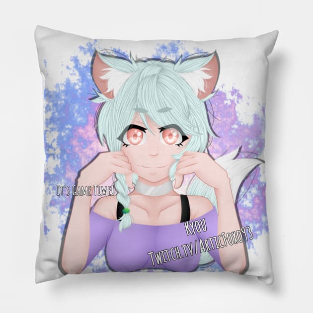 Twitch Icon Pillow by Articfoxo