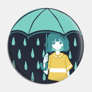 Sad Umbrella Pin