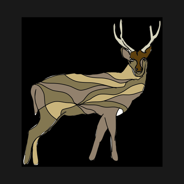 deer hunting design by Hahanayas
