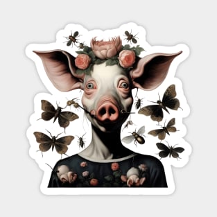 Pig from the garden of earthly delights by hieronymus bosch Magnet