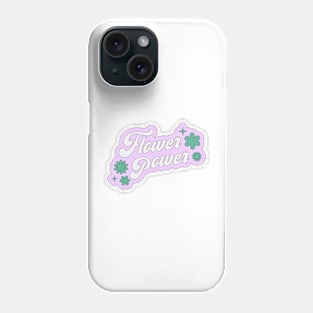 y2k Flower Power Sticker Lilac Phone Case