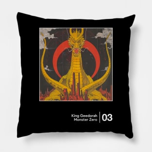 Monster Zero - Minimalist Style Graphic Design Pillow