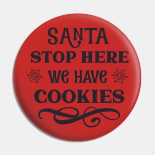 Santa stop here we have Pin