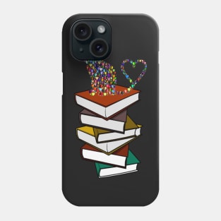 I Love Cats And Books Phone Case