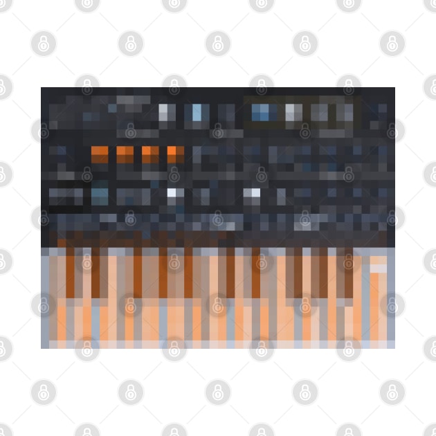 MicroFreak Synth Pixelart Design by DankFutura