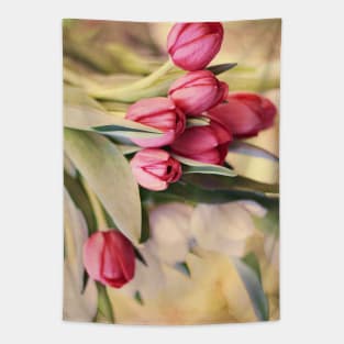 Vintage Tulips Tapestry