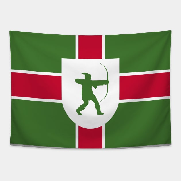 Nottinghamshire Flag Tapestry by Enzwell