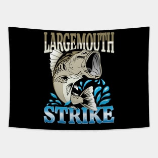 LARGEMOUTH BASS - BLACK BASS FISH - LUNKER FISH Tapestry