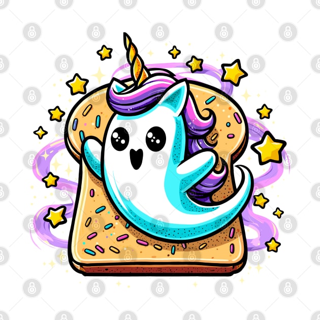 Unicorn Ghost On Toast by Ghost on Toast