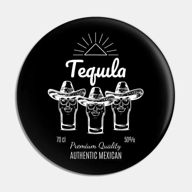 Triple Tequila Pin by aceofspace