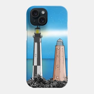 Cape Henry Lighthouses Phone Case