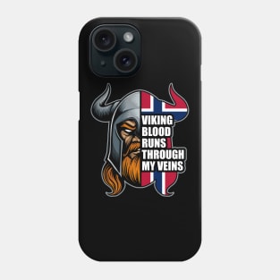 Norway Vikings Viking Blood Runs Through My Veins Phone Case