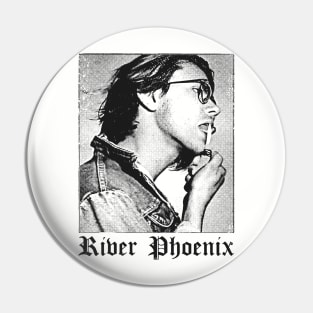 River Phoenix ////// 90s Aesthetic Fan Design Pin