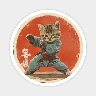 Karate Cat: Paws of Fury Magnet