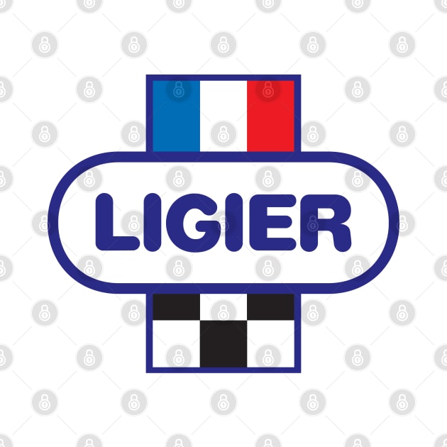 Ligier F1 Team logo 1981-83 by retropetrol