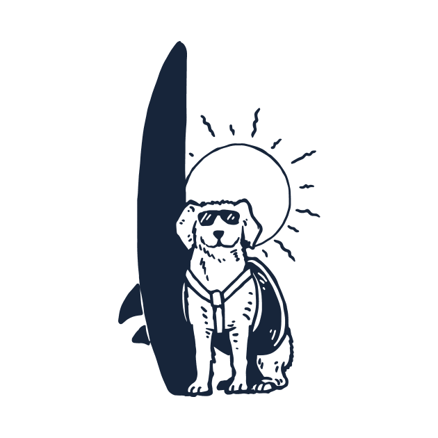 Surfing Dog by evergreen_brand