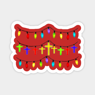 CHRISTMAS CHRISTIAN LIGHTS Magnet