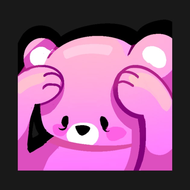 Mayo the Bear Sticker - pixieguts emote art by georgiagoddard