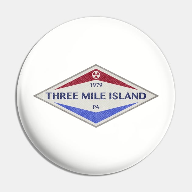 Three Mile Island 1979 (Distressed) Pin by NeuLivery