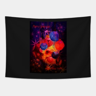 Bright Christmas balls Tapestry