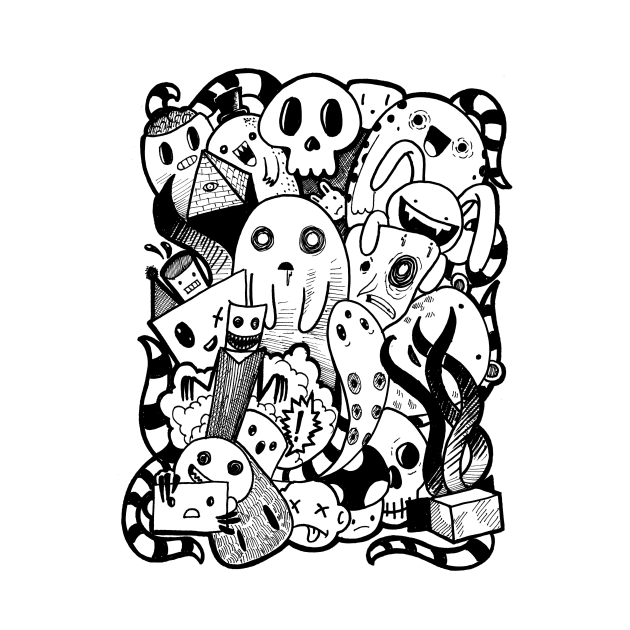 Little Doodle Monsters #1 by RogerPrice00x