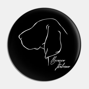 Proud Bracco Italiano profile dog lover Pin