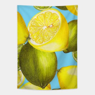 Lemon fruits pattern Tapestry