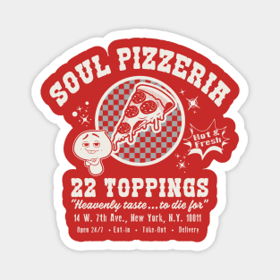 Soul Pizzeria with 22 Toppings Magnet