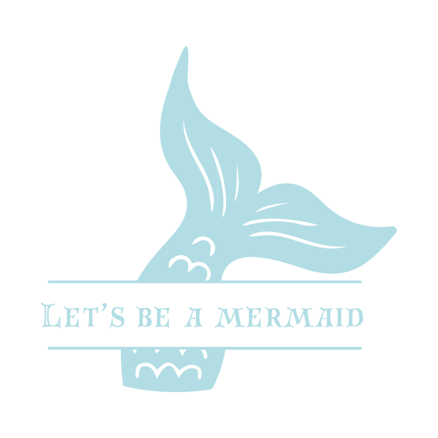 Mermaid ocean quote beach items by CameltStudio