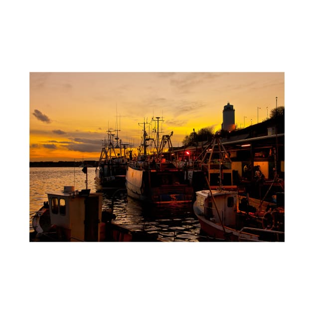 Sunset at North Shields Fish Quay by Violaman