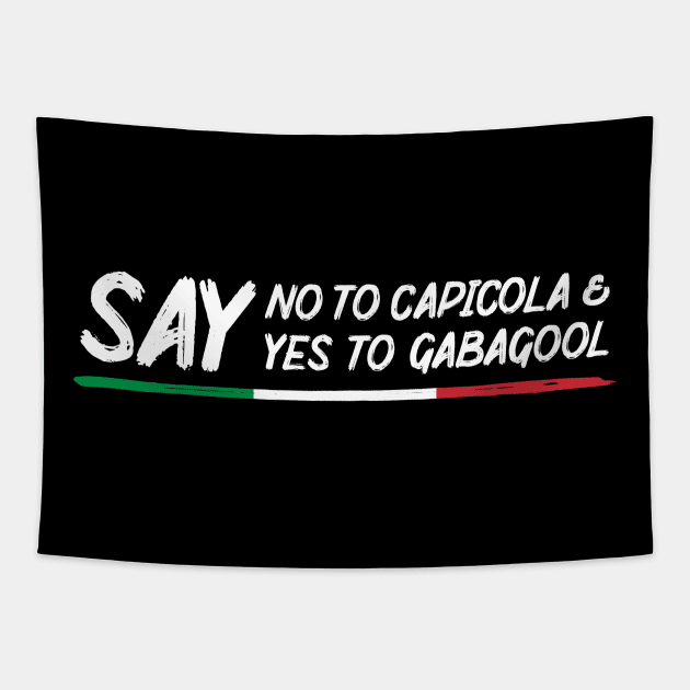 Gabagool Tapestry by Kingerv Studio