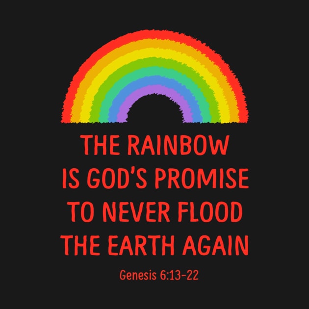 Rainbow God's Promise Genesis 6:13-22 by TaipsArts