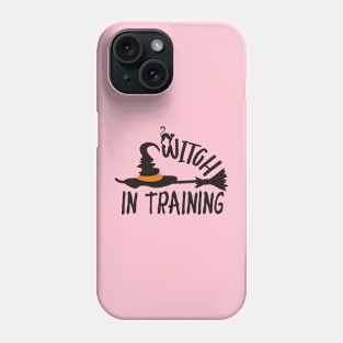 Witch In Training Fun Young Girls Halloween Design Phone Case