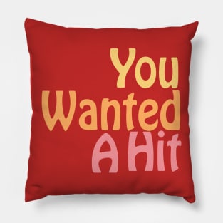 You Wanted A Hit Pillow