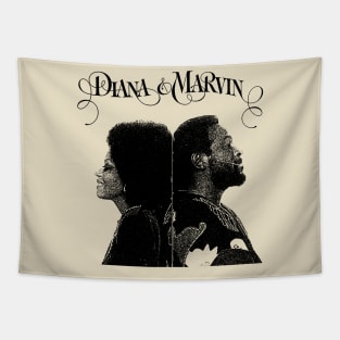 DarKBlacK - DIANA AND MARVIN Tapestry